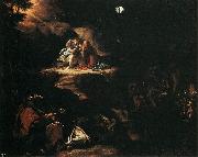 Orazio Borgianni Christ in the Garden of Gethsemane France oil painting artist